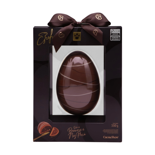 Ovo de Páscoa do Chef Brownie e Noz-Pecã 350g